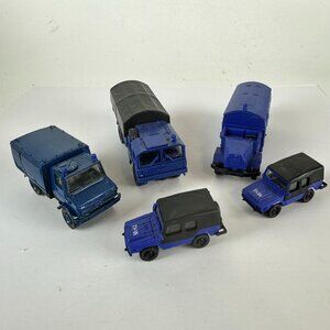 ROCO Vintage Plastic Vehicles "THW" Trucks Lot